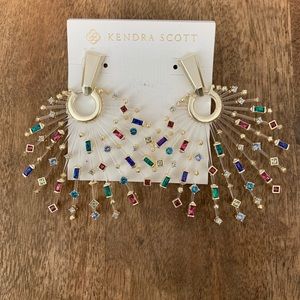 Kendra Scott ‘Fabia’ Earring Gold/Jewel-Tone Mix